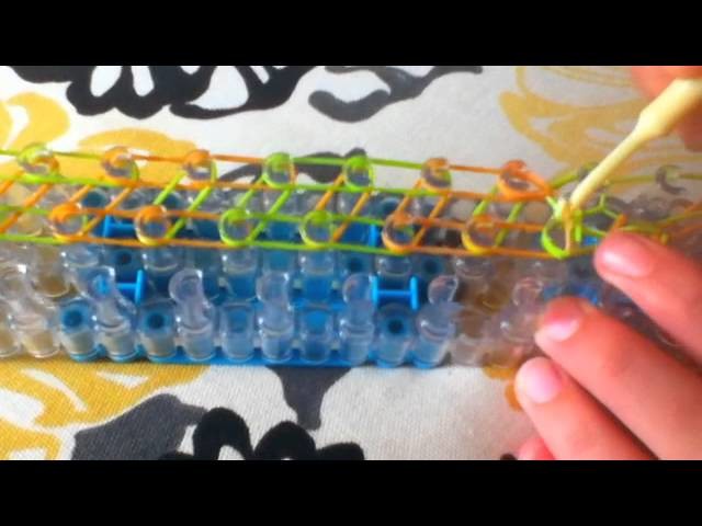 Knotted Double rainbow loom