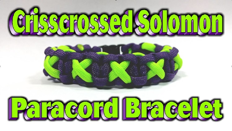 Paracord How To Make A Modified Crisscrossed Solomon Bar With Buckles