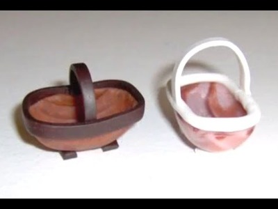 Polymer Clay Miniature - Baskets