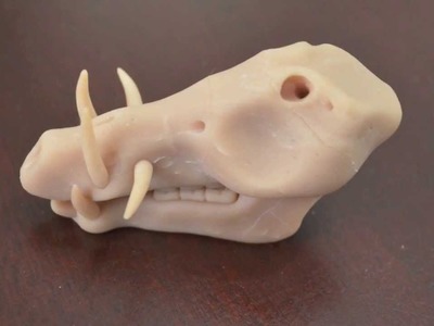 Polymer Clay Skull - Super Sculpey Sculpt