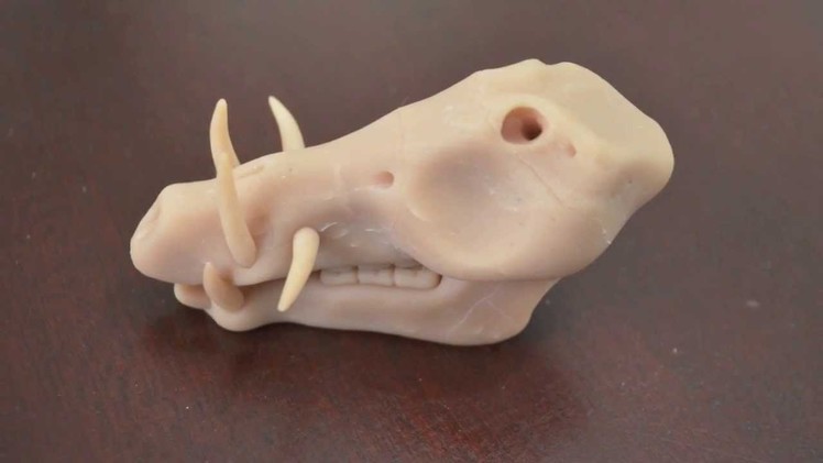 Polymer Clay Skull - Super Sculpey Sculpt