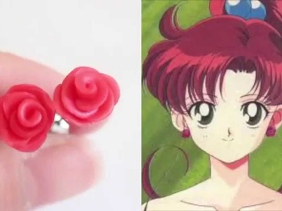 Sailor Jupiter Inspired Rose Earrings Tutorial