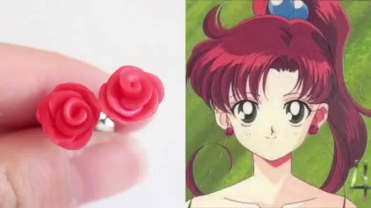 Sailor Jupiter Inspired Rose Earrings Tutorial