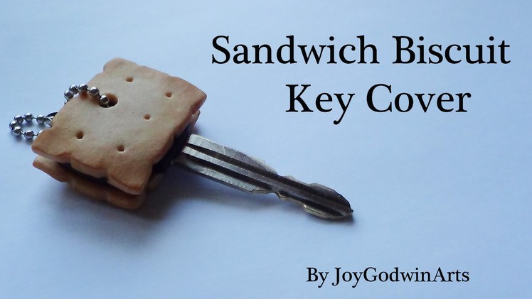 Sandwich Biscuit Key Cover- Polymer Clay~ JoyGodwinArts