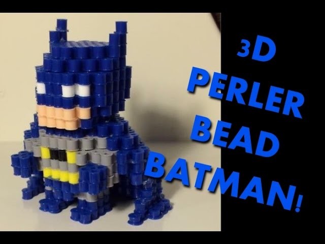 3D Perler Bead Batman!