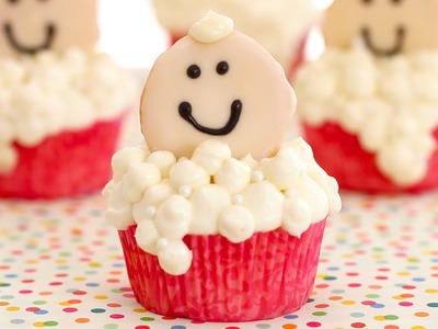 Bubbly Baby Cupcakes for Oh Joy Digital Baby Shower - Gemma's Bigger Bolder Baking Ep. 36