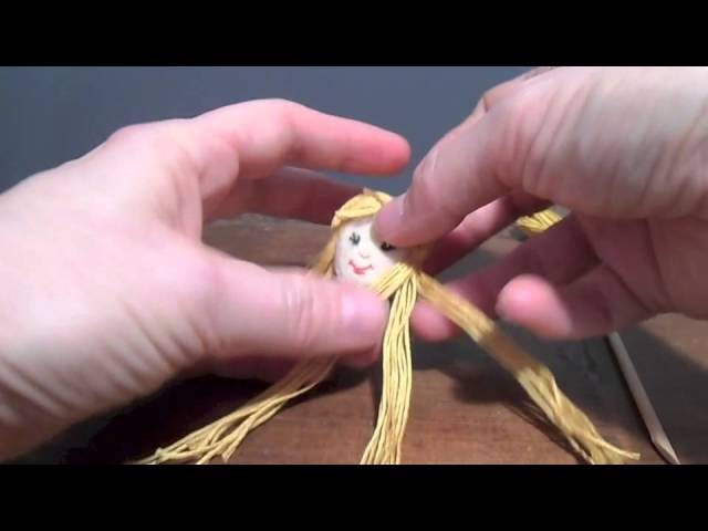 Bucilla Stocking Construction - Part 2, #13, Doll Hair