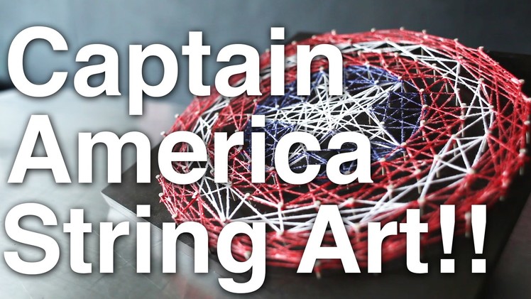 Captain America String Art!!