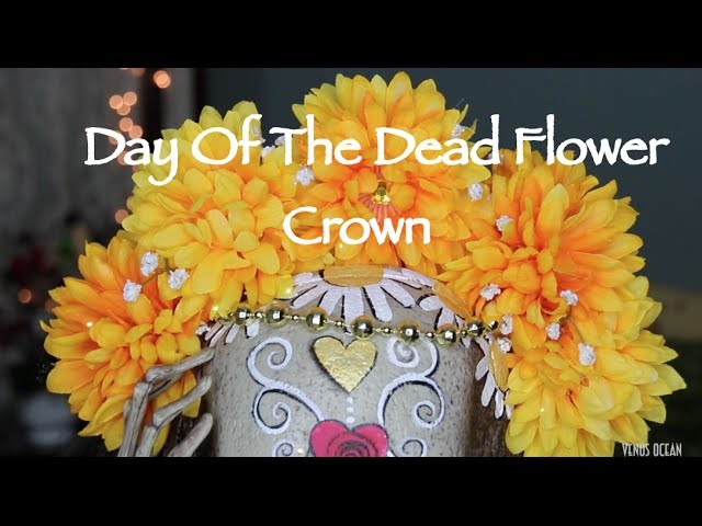 ❉ Day Of The Dead Floral Crown DIY ❉