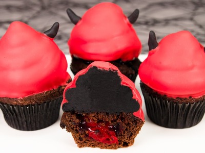 Devil's Food Cake Halloween Cupcakes from Cookies Cupcakes and Cardio