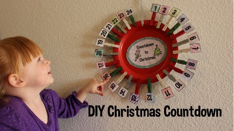 DIY Christmas Countdowns! Advent! How to!