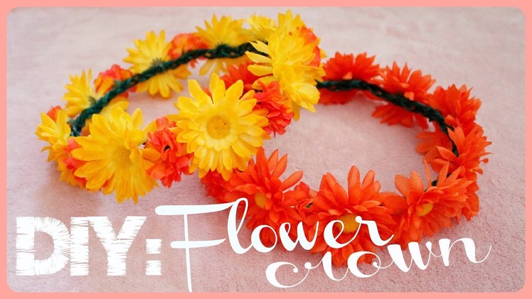 DIY Flower Crown for Summer Music Festivals! | MissTiffanyMa