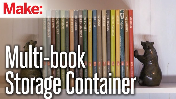 DIY Hacks & How To's: Multi-Book Storage Container