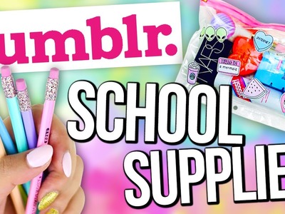DIY INEXPENSIVE School Supplies you NEED to try! ♥ TUMBLR Style