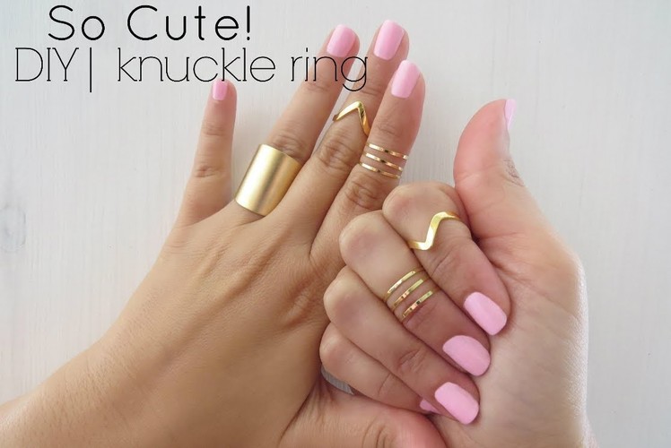 DIY| knuckle ring