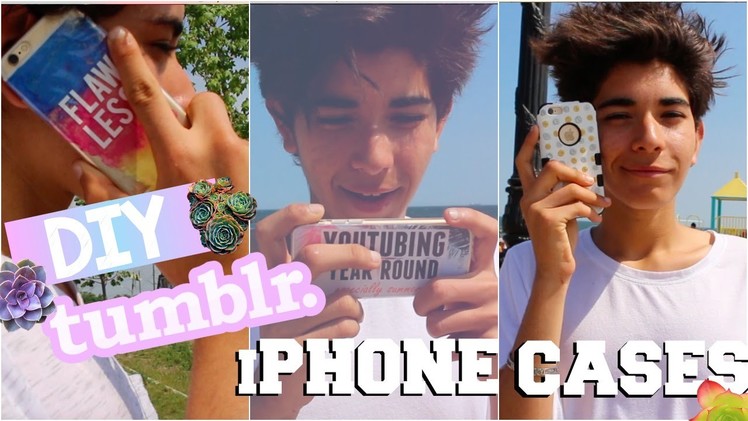 DIY Tumblr iPhone Cases | How To Repurpose Your Old Case!!!