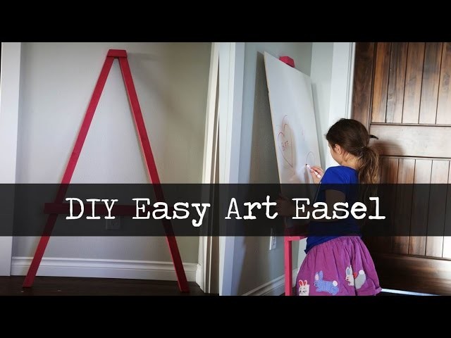 Easy Leaning Art Easel Project