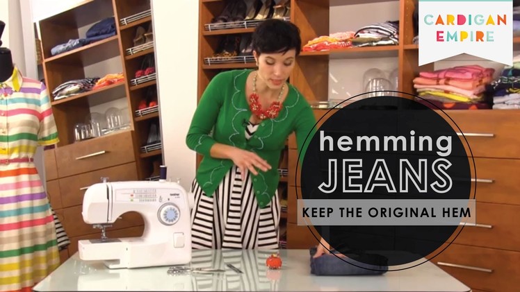 Fashion 911: How to Hem Designer Jeans to Keep Original Hem