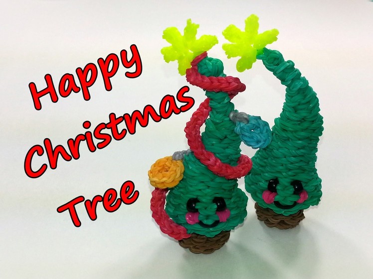 Happy Christmas Tree Tutorial by feelinspiffy (Rainbow Loom)