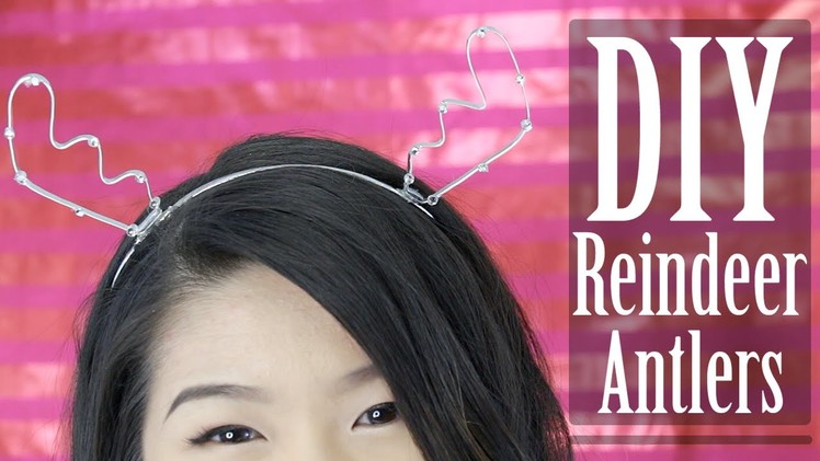 How to | DIY Holiday Reindeer Antler Headband