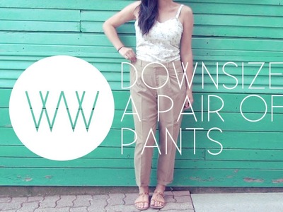 How to Downsize a Pair of Pants
