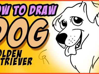 How to Draw a Dog - Golden Retriever Drawing - CC
