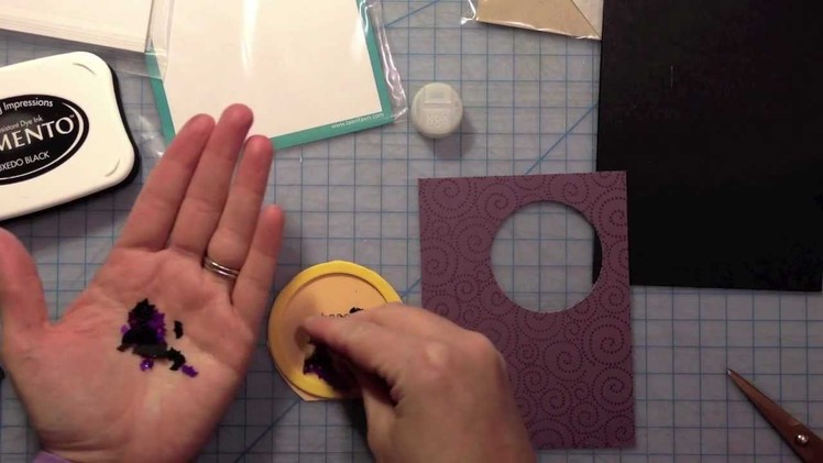 How to: make a Halloween shaker card
