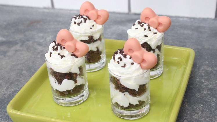 How to Make a Hello Kitty Brownie Parfait!
