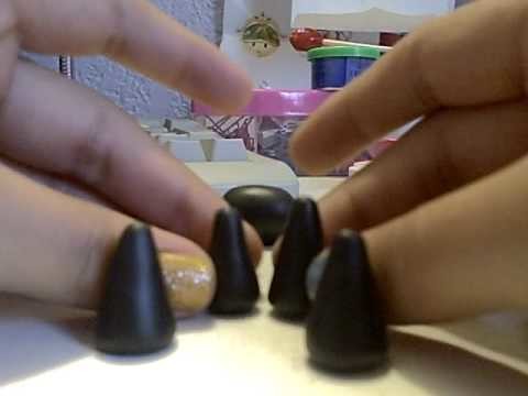How to make a little black terrier from polymer clay PART 1!!! for dollhouses or decor
