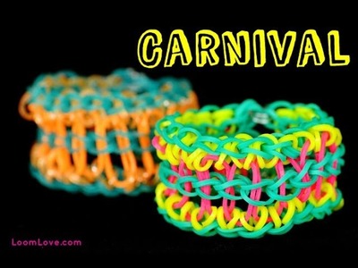 How to Make a Rainbow Loom Carnival Bracelet