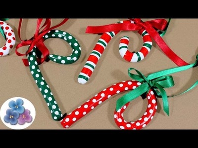 How to make Christmas Candy Canes 2014 Clay Christmas Decorations Mathie