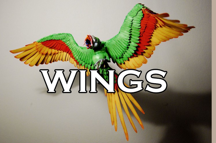 How to make FABULOUS WINGS! Sculpture tutorial.