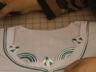 How to make fancy necklines