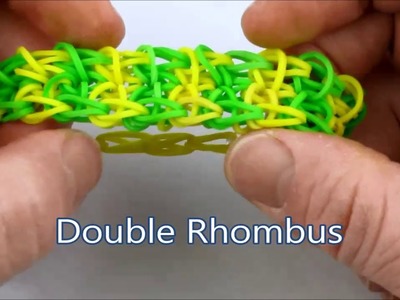 How to make the Double Rhombus bracelet on the Rainbow Loom