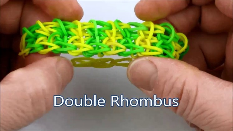 How to make the Double Rhombus bracelet on the Rainbow Loom