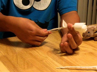 Let's play with paper!  (Napkins & chopstick wrappers) tutorial