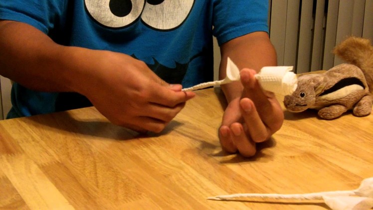 Let's play with paper!  (Napkins & chopstick wrappers) tutorial