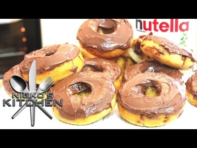 Nutella Choc Chip Donuts - Video Recipe