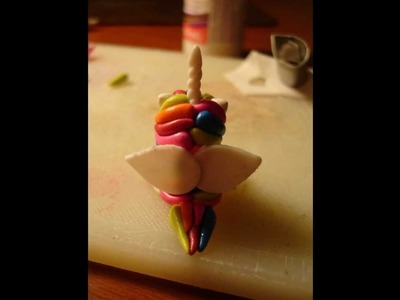 Polymer clay unicorn tutorial