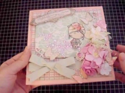 Scrapbook Mini Album Pamper Yourself : ) Bathtub mini album and Bathtub gift box