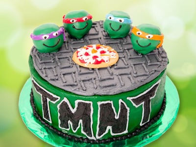Teenage Mutant Ninja Turtles Cake from Cookies Cupcakes and Cardio