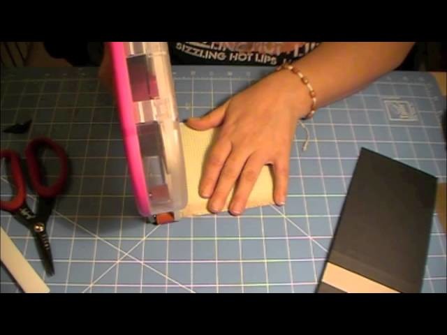 Tutorial on chipboard cover