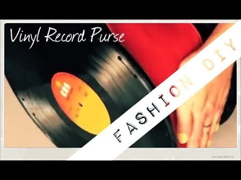 Vinyl Record Purse DIY