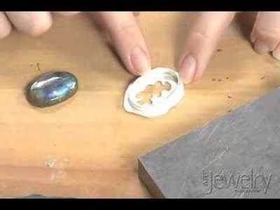 Art Jewelry - Setting a cabochon in a bezel part 1