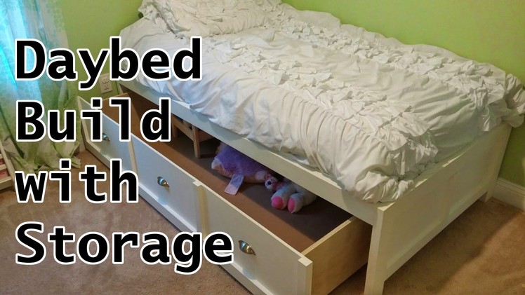 Daybed Build With Storage