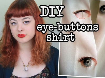 DIY Eye-Buttons Shirt | Make Thrift Buy #6