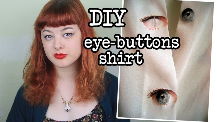 DIY Eye-Buttons Shirt | Make Thrift Buy #6