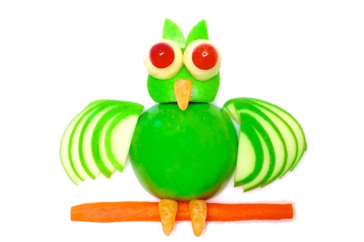 DIY: How to Make an Owl with an Apple (HD)