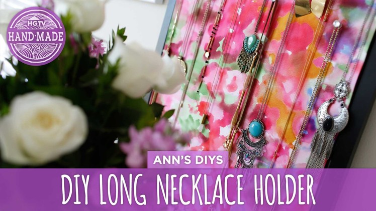 DIY Necklace Holder for Long Necklaces - HGTV Handmade