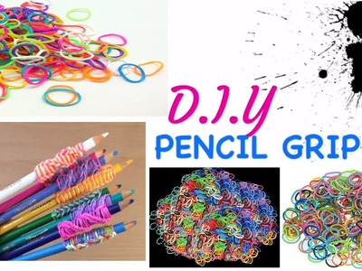 DIY Pencil Grip Made From LOOM BANDS?!?!?! (easy)